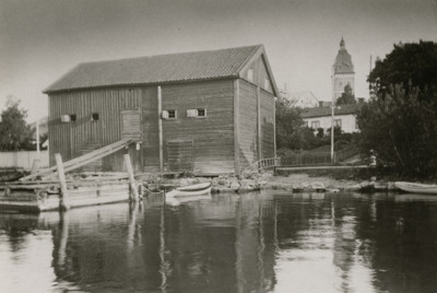 Magasin vid Norra Strandvägen i Strängnäs