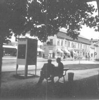 Teatertorget i Nyköping år 1960
