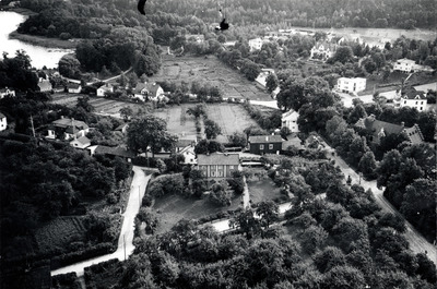 Strängnäs, utsikt från domkyrkotornet åt söder.