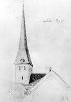 Torshälla kyrka år 1870