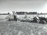 Hölastare provas i Björkvikstrakten, uppfinning 1952
