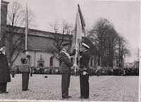 F11 ceremoni på Stora torget i Nyköping 1942