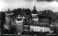 Gripsholm slott från flygplan.