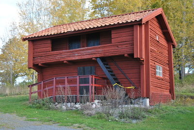 Röda loftboden vid Kalsta hembygdsgård