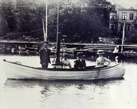 Båttur i Breviken år 1925