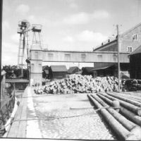 Östra hamnen i Nyköping, 1956