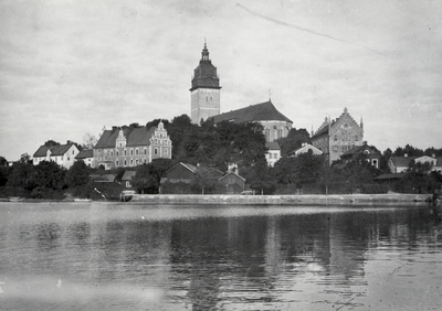 Strängnäs från ostsydost. (Obs. att 