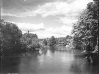 Utsikt från Stadsbron mot norr, Nyköping