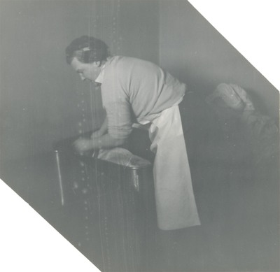 Eivor Gemzell tvättar, 1950-tal
