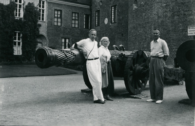 Einar och Gertrud Höglund vid Galten och Suggan, Gripsholms slott