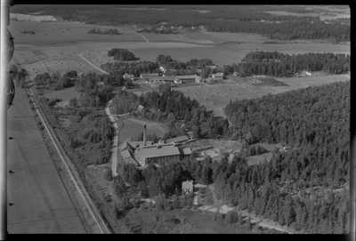 Flygfoto över Årby år 1939