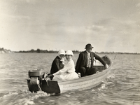 Hanna och Sven Palme på båtutflykt