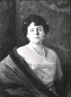 Mona Ester Axelson-Johnsson, målning av Bernhard Österman