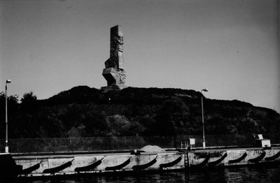 Westerplatte, Gdansk i Polen omkring 1989