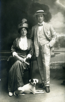 Clara Fleetwood och hennes man (i andra äktenskapet) tenoren Ernesto Baroni 1913
