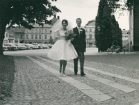 Bröllopspar i Nyköping 1960