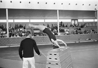 Gymnastikuppvisning i Sporthallen i Nyköping 1961