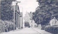 Lektorsgatan i Strängnäs, 1917