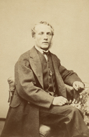Slöjdläraren och spelmannen August Lundblad född 1845