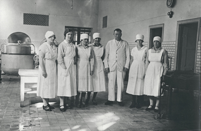Kökspersonal på Sundby sjukhus
