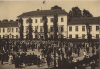 Torget i Nyköping, Konungens ankomst till lantbruksmötet i 1914