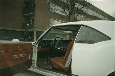 Framsätet på Roines Oldsmobile från 1966