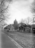 Östra torget i Nyköping, med den tidigare krogen 