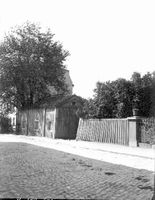 Åhlströmska gården på Bagaregatan 15 i Nyköping år 1920