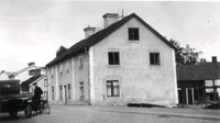 Hospitalsgatan 4 i Nyköping, rivet inför bygge av ett varmbadhus 1936