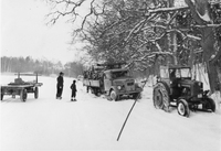 Vinter på Nynäs under 1950-talet