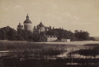 Gripsholms slott sett från Mariefreds kyrktak