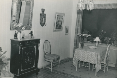 Interiör, lägenhet i Strängnäs 1950-tal