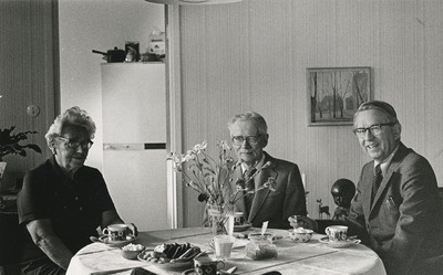 Karin och Bertil Rietz med Arne Lundh