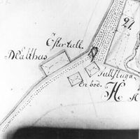 Karta från 1641 i Gruvkartekontoret.