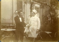 Kocken och en kypare, Hotel de France, Amsterdam, januari 1898