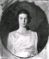 Fröken Margareta Wiens ,målning av Bernhard Österman