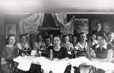 Sykurs på Berga år 1927