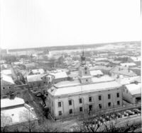 Utsikt över Stora Torget och Rådhuset