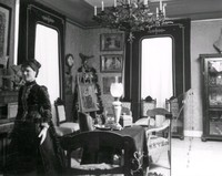 1880-talsrummet på Länsmuseet omkring 1951