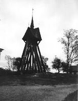 Klockstapeln vid Floda kyrka, 1890-tal