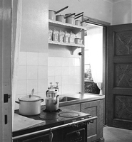 Köket hos familjen Ekström år 1945