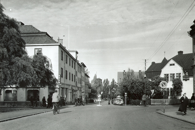 Järnvägsgatan i Strängnäs.