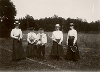 Tennis på Lidingö omkring 1898
