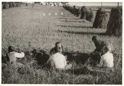 Skjutbana på en åker vid Solbacka Läroverk, 1932