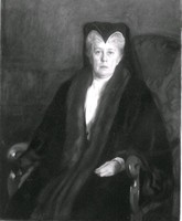 Änkefru Ingeborg Åkerhielm, porträtt av Bernhard Österman år 1903