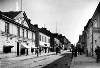 Västra Storgatan i Nyköping, tidigt 1900-tal