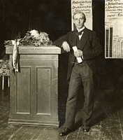 Ivan Bratt på föreläsning i Köpenhamn 4 mars 1917