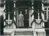 Hildegard och Govert Indebetous bröllopsdag den 12 september 1926. Mörkhulta