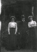 Gruppfoto vid sanatorium år 1910