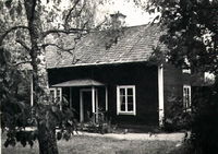 Timmermon med manbyggnad uppförd 1913. ägare Holmens Bruk AB,